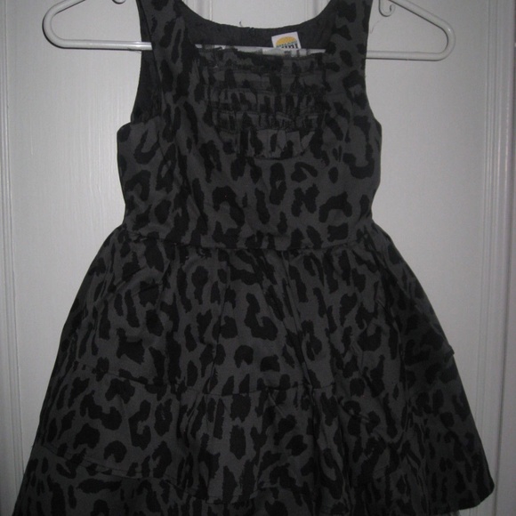 Girls Harajuku Mini Leopard Print Dress-Size 6/6x - Picture 3 of 5